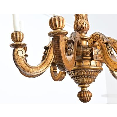 Italian 19th Century Giltwood Chandelier