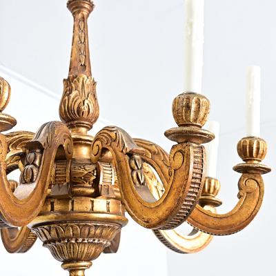 Italian 19th Century Giltwood Chandelier