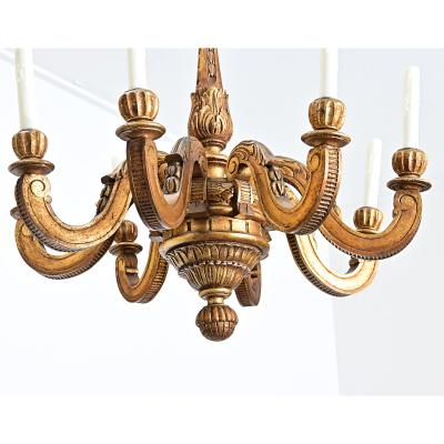 Italian 19th Century Giltwood Chandelier