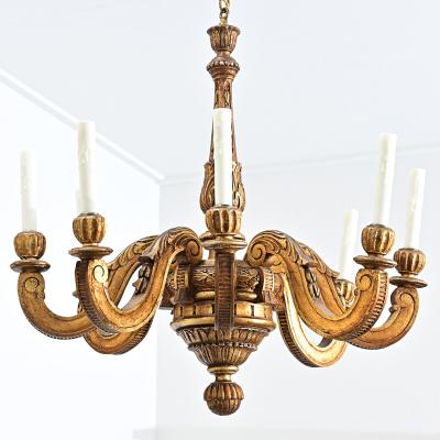 Italian 19th Century Giltwood Chandelier