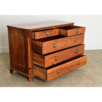 Italian 19th Century Inlay Commode