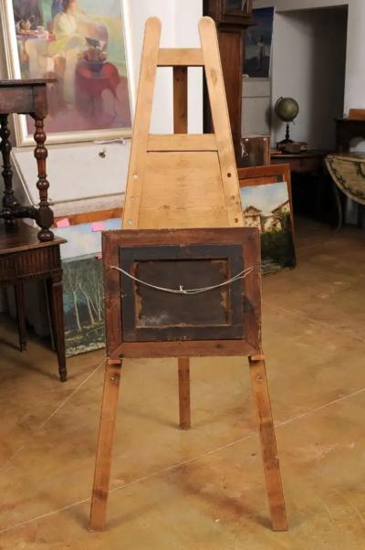 Italian 19th Century Oil on Canvas Still Life Painting Depicting Fruits