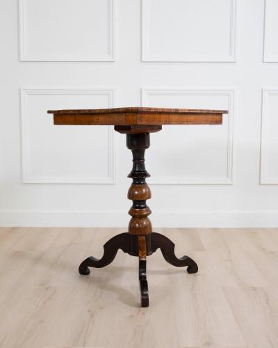 Italian 19th Century Rolo Inlaid Center Table