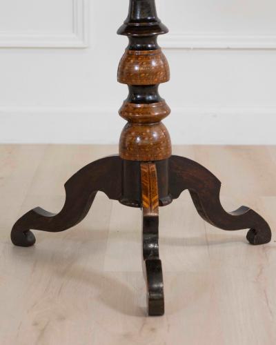 Italian 19th Century Rolo Inlaid Center Table