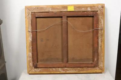 Italian 19th Century Still Life Oil Painting Depicting Fruits in Giltwood Frame