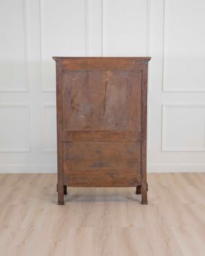 Italian 19th Century Walnut Secr taire Abattant with Fitted Interior