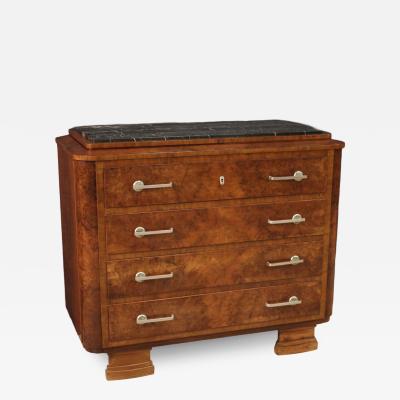 Italian 20th century Art Deco style chest of drawers