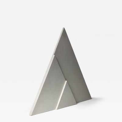 Italian 60s Geometric Wood Sculpture