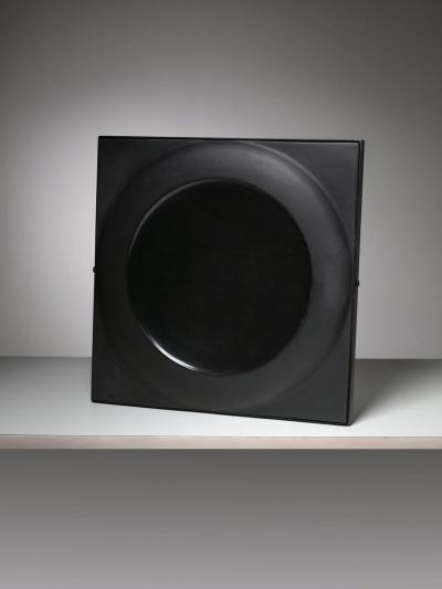 Italian 70s Slate Geometric Wall Sculpture