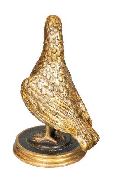Italian 8th Century Giltwood Figure Of An Eagle