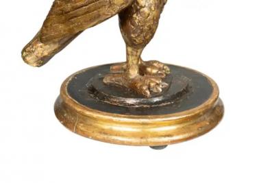 Italian 8th Century Giltwood Figure Of An Eagle