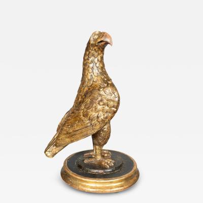 Italian 8th Century Giltwood Figure Of An Eagle