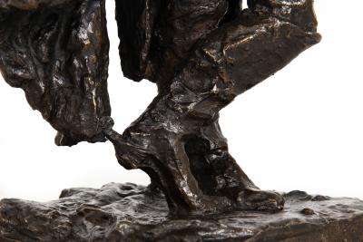 Italian Antique Bronze Sculpture of Marshall Ney by Giuseppe Grandi