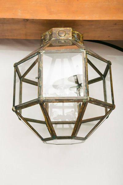 Italian Antiqued Brass Lantern Multiples Available