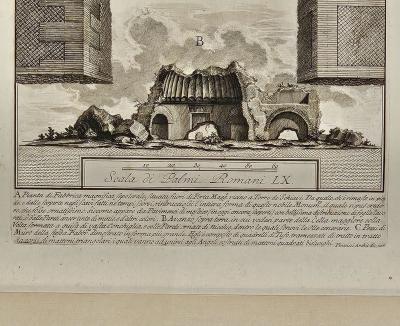 Italian Architectural Engraving circa 1800