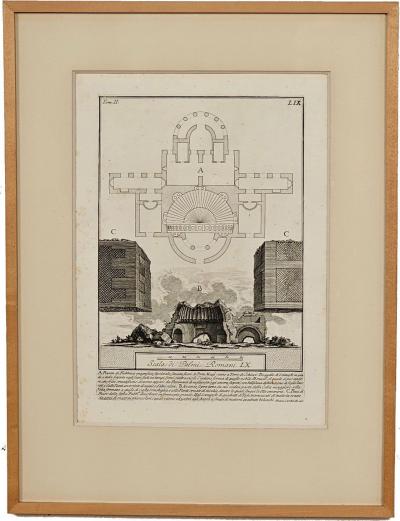 Italian Architectural Engraving circa 1800