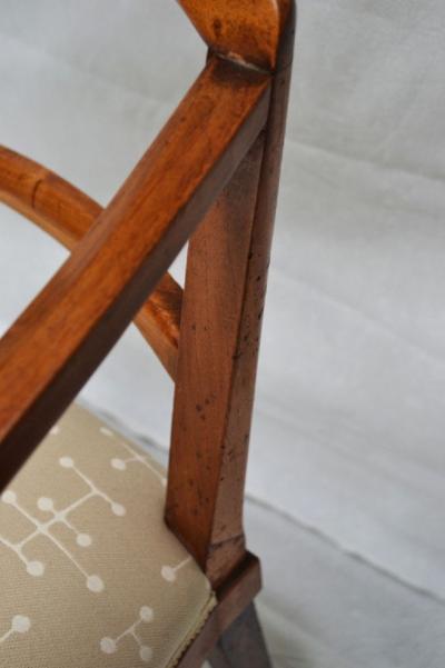 Italian Art Deco Armchairs with Ottoman circa 1925