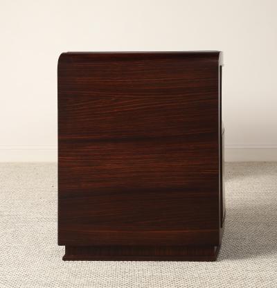 Italian Art Deco Curved Writing Desk circa 1930