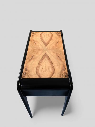 Italian Art Deco Ebonized Coffee or Support Table 1940s