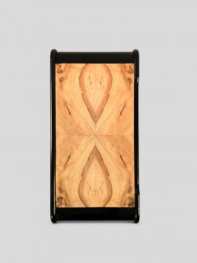 Italian Art Deco Ebonized Coffee or Support Table 1940s