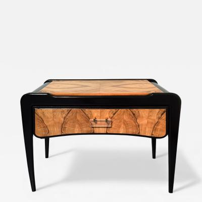 Italian Art Deco Ebonized Coffee or Support Table 1940s