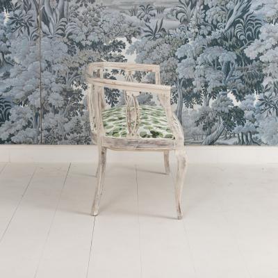 Italian Art Deco Settee Bench in Original Paint Circa 1920