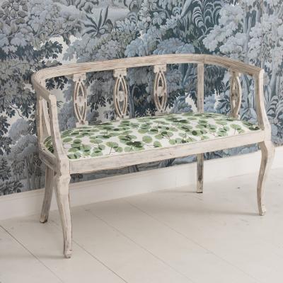 Italian Art Deco Settee Bench in Original Paint Circa 1920