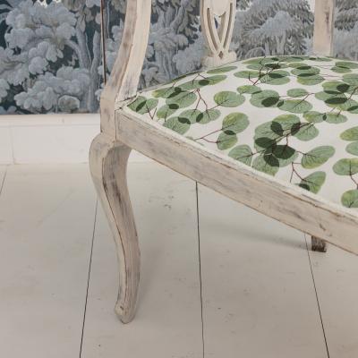 Italian Art Deco Settee Bench in Original Paint Circa 1920
