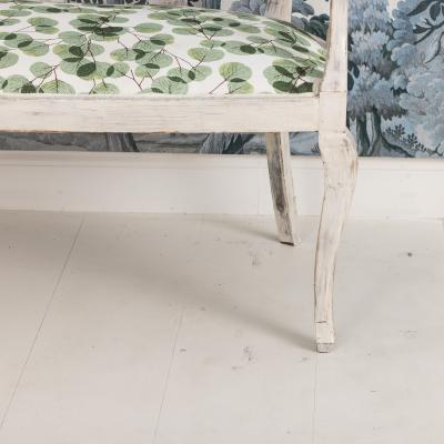Italian Art Deco Settee Bench in Original Paint Circa 1920