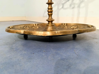 Italian Art Nouveau Liberty Brass Umbrella Stand 1930s