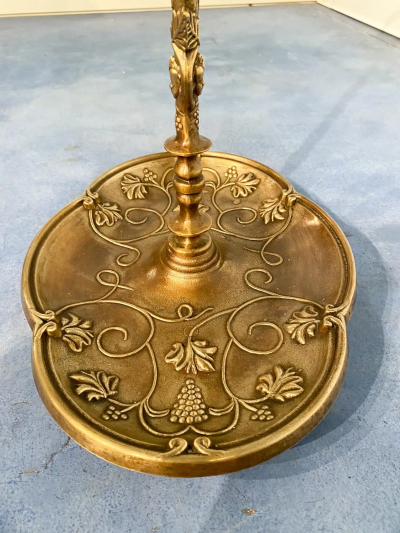 Italian Art Nouveau Liberty Brass Umbrella Stand 1930s