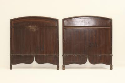 Italian Art Nouveau Painted Tin and Iron Day Bed 1900 Italy