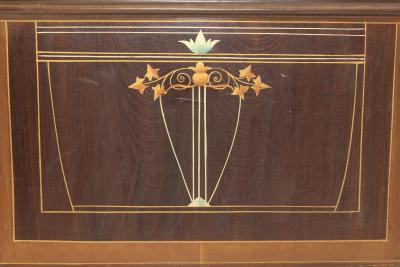 Italian Art Nouveau Painted Tin and Iron Day Bed 1900 Italy