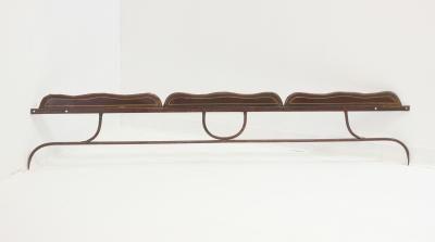 Italian Art Nouveau Painted Tin and Iron Day Bed 1900 Italy