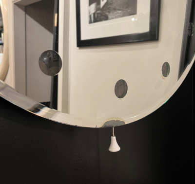 Italian Backlit Bathroom Circular Mirror