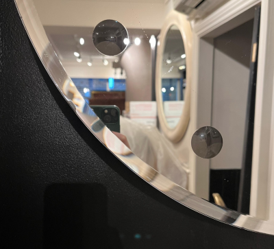 Italian Backlit Bathroom Circular Mirror