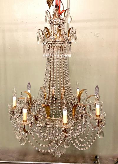 Italian Baltic Style Beaded Chandelier