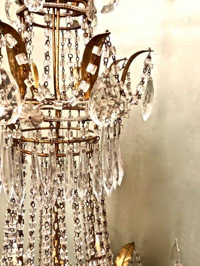 Italian Baltic Style Beaded Chandelier