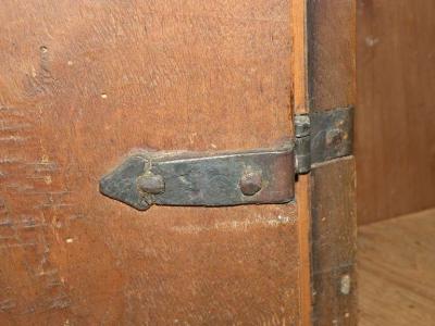 Italian Baroque 17th century Small Walnut Cabinet or Bookcase