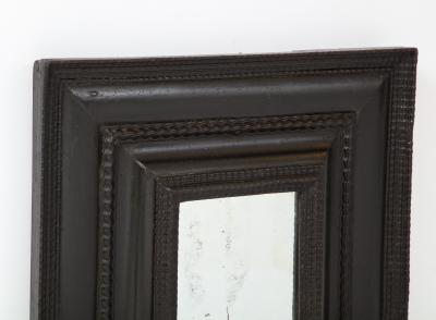 Italian Baroque Ebonized Walnut Guilloch Frame