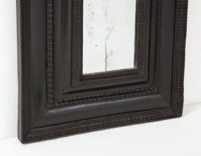 Italian Baroque Ebonized Walnut Guilloch Frame