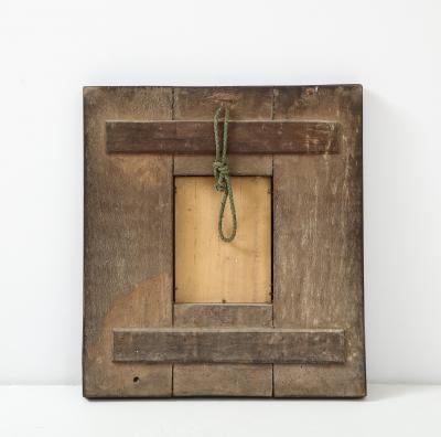 Italian Baroque Ebonized Walnut Guilloch Frame