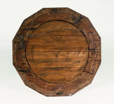 Italian Baroque Giltwood Mirror