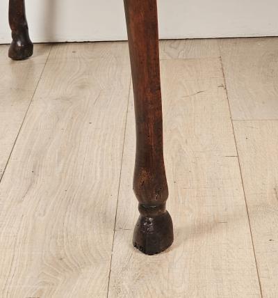 Italian Baroque Olive Walnut Folding Table Possibly Venetian circa 1760