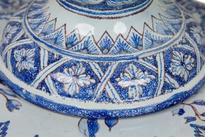 Italian Baroque Style Covered Vase on Stand