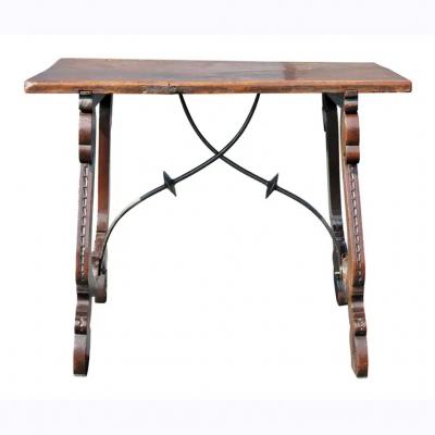 Italian Baroque Style Walnut Table