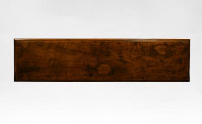 Italian Baroque Style Walnut and Wrought Iron Bench