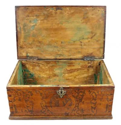 Italian Baroque Walnut Box