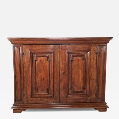 Italian Baroque Walnut Cabinet Buffet Sideboard circa 1760