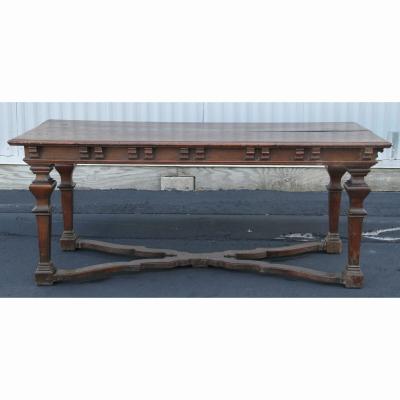 Italian Baroque Walnut Centre Table